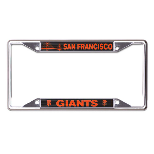 SAN FRANCISCO GIANTS LASER LICENSE PLATE FRAME - CITY