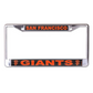 SAN FRANCISCO GIANTS LASER LICENSE PLATE FRAME