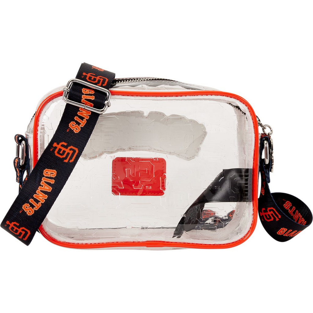 SAN FRANCISCO GIANTS LOUNGEFLY CLEAR CROSSBODY BAG