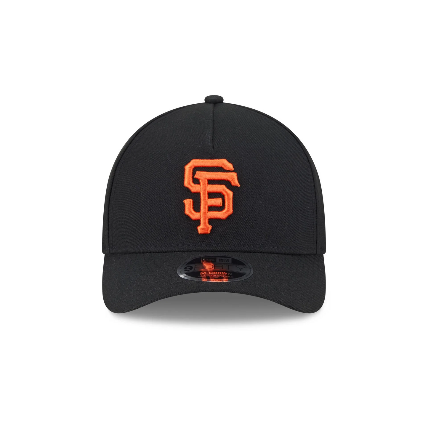 SAN FRANCISCO GIANTS M-CROWN 9FORTY A-FRAME SNAPBACK HAT - BLACK