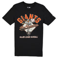 SAN FRANCISCO GIANTS MEN'S 2025 MLB COOPERSTOWN BATTING PRACTICE T-SHIRT - BLACK