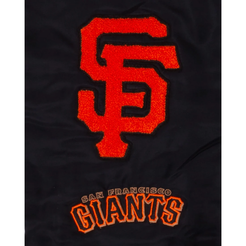 SAN FRANCISCO GIANTS MEN'S LOGO SELECT BLACK JACKET