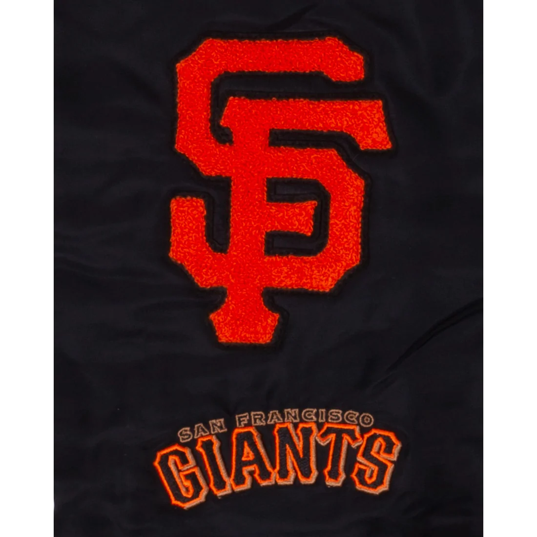 SAN FRANCISCO GIANTS MEN'S LOGO SELECT BLACK JACKET