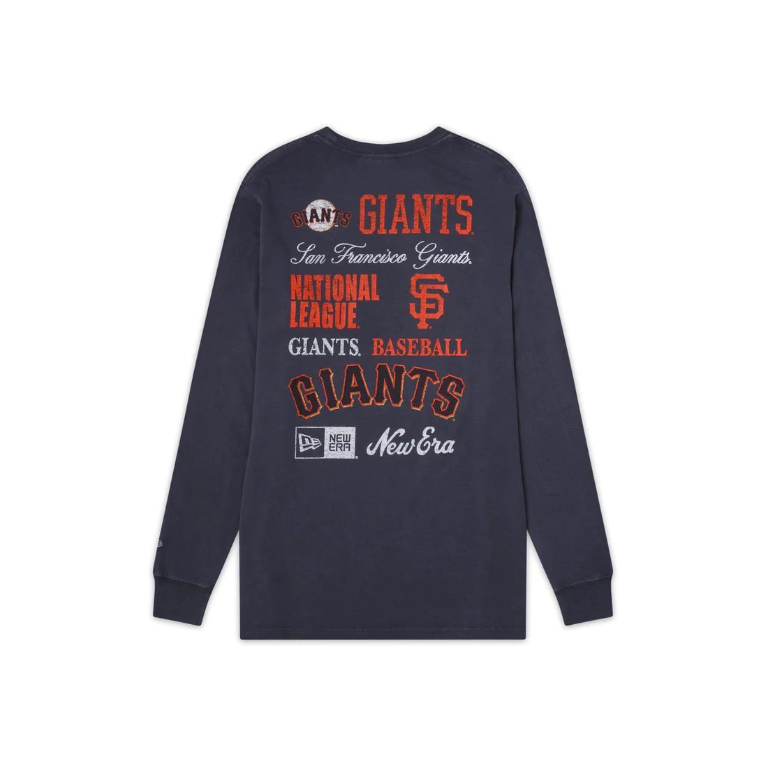 SAN FRANCISCO GIANTS MEN'S OLD SCHOOL SPORT LONG SLEEVE T-SHIRT