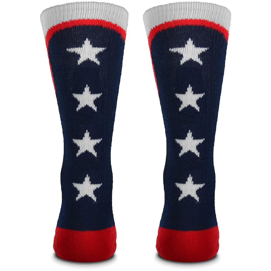 SAN FRANCISCO GIANTS MEN'S PATRIOTIC STAR CREW SOCKS