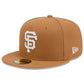 SAN FRANCISCO GIANTS NEW ERA COLOR BASIC 59FIFTY FITTED HAT - LIGHT BRONZE