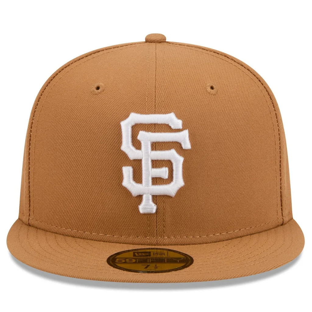 SAN FRANCISCO GIANTS NEW ERA COLOR BASIC 59FIFTY FITTED HAT - LIGHT BRONZE