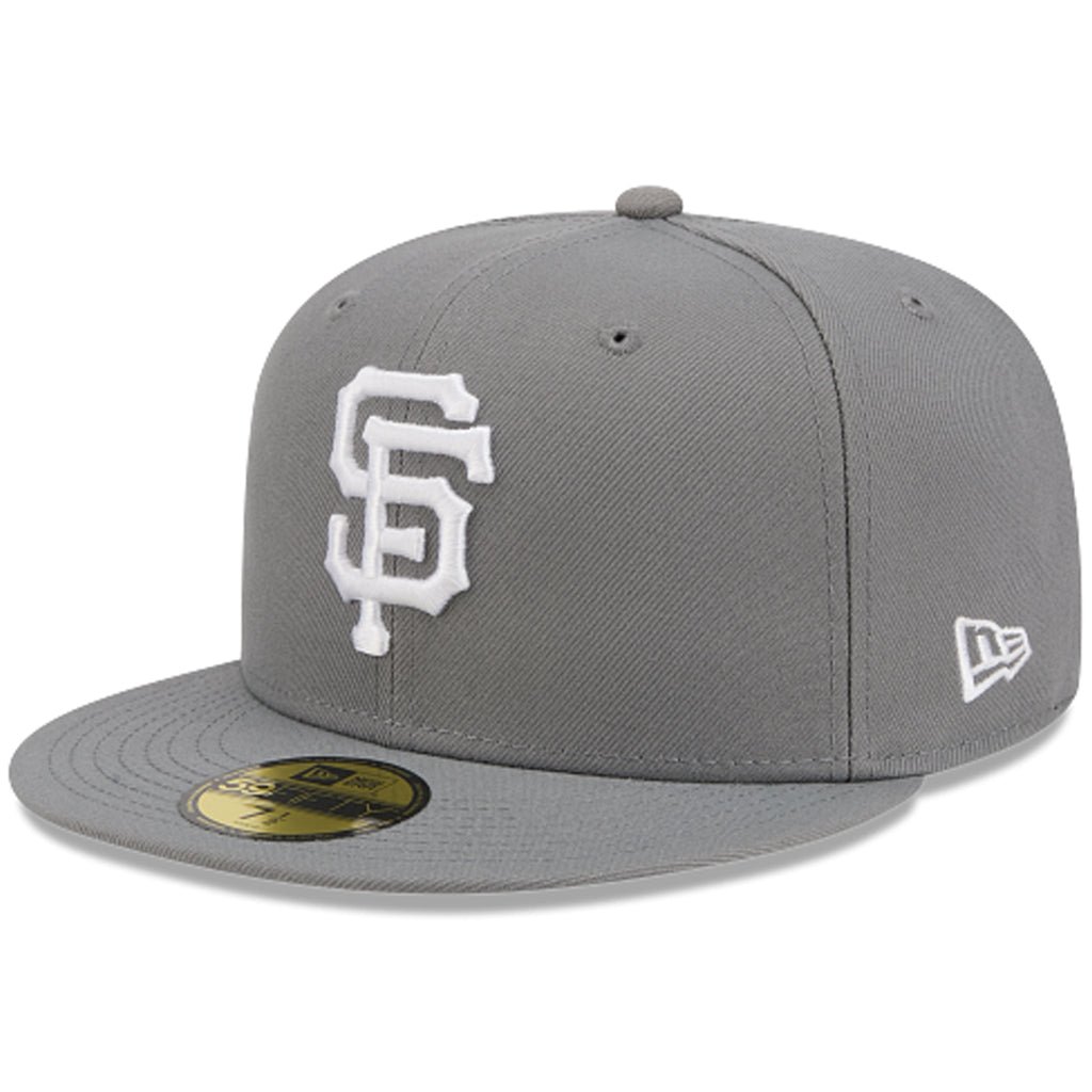 SAN FRANCISCO GIANTS NEW ERA COLOR BASIC 59FIFTY FITTED HAT - STORM GRAY