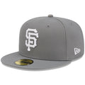SAN FRANCISCO GIANTS NEW ERA COLOR BASIC 59FIFTY FITTED HAT - STORM GRAY