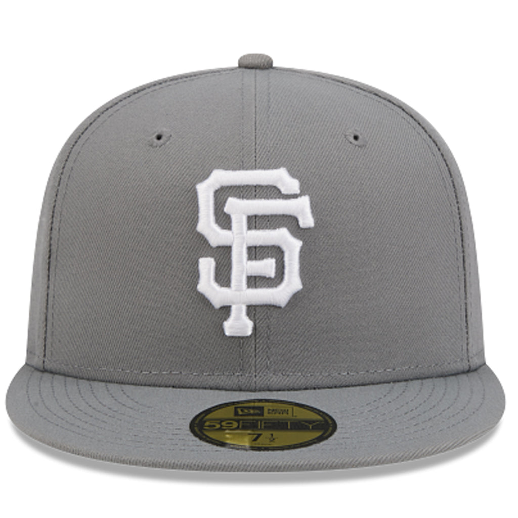 SAN FRANCISCO GIANTS NEW ERA COLOR BASIC 59FIFTY FITTED HAT - STORM GRAY