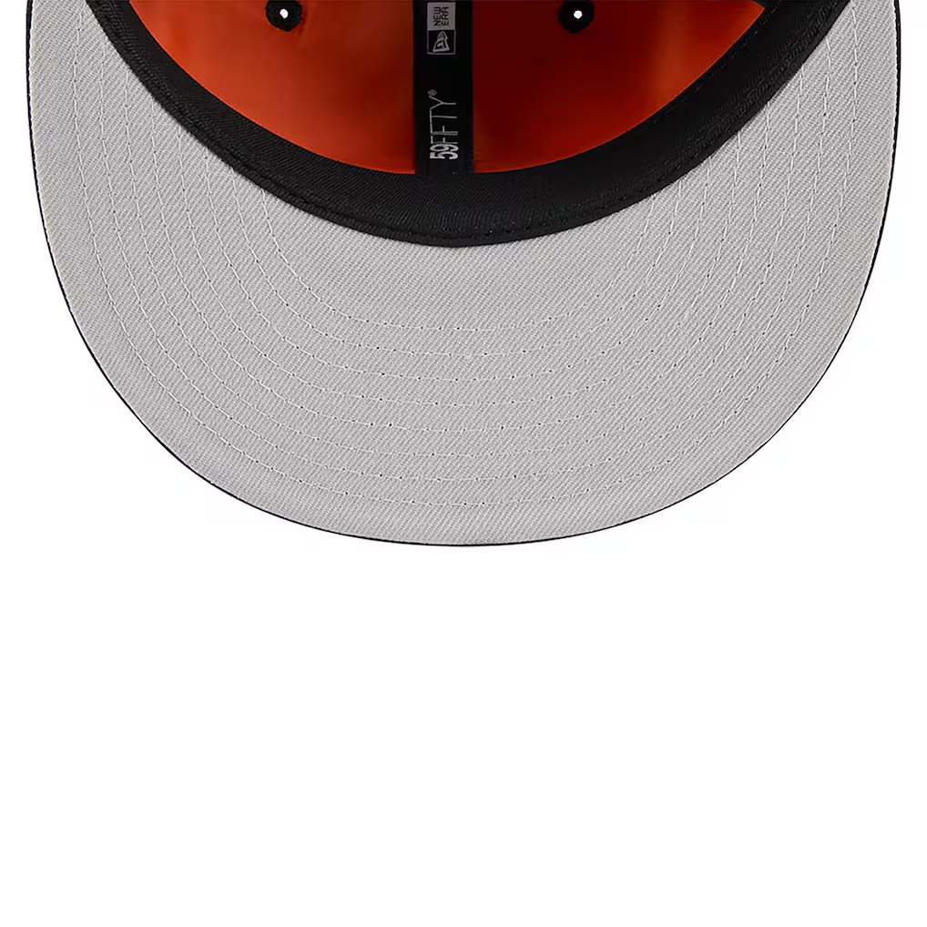 SAN FRANCISCO GIANTS NEW ERA X ALPHA INDUSTRIES 59FIFTY FITTED HAT - BLACK