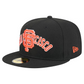 SAN FRANCISCO GIANTS OVERLAP 59FIFTY FITTED HAT - BLACK
