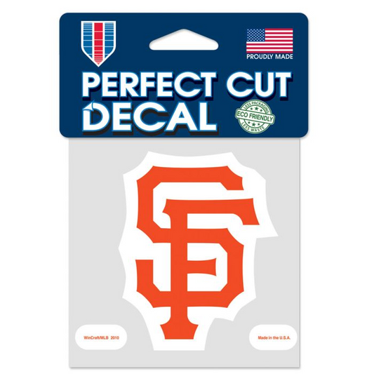 SAN FRANCISCO GIANTS PERFECT CUT 4"X 4" DECAL