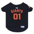 SAN FRANCISCO GIANTS PETS FIRST PET JERSEY - BLACK