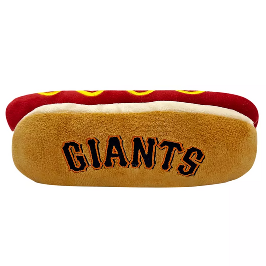 SAN FRANCISCO GIANTS PETS FIRST PLUSH HOT DOG TOY