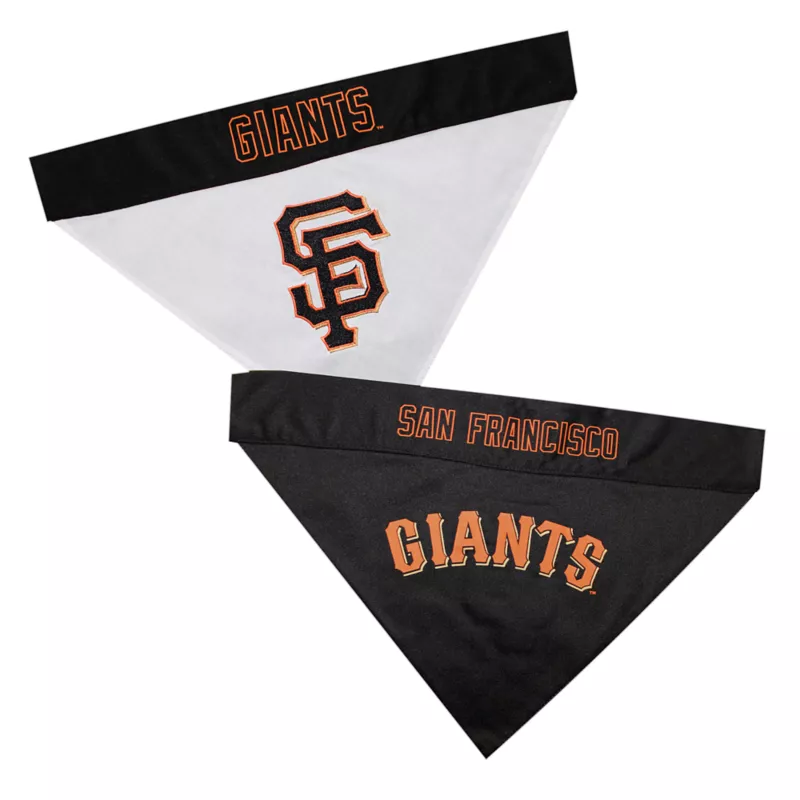 SAN FRANCISCO GIANTS PETS FIRST REVERSIBLE BANDANA
