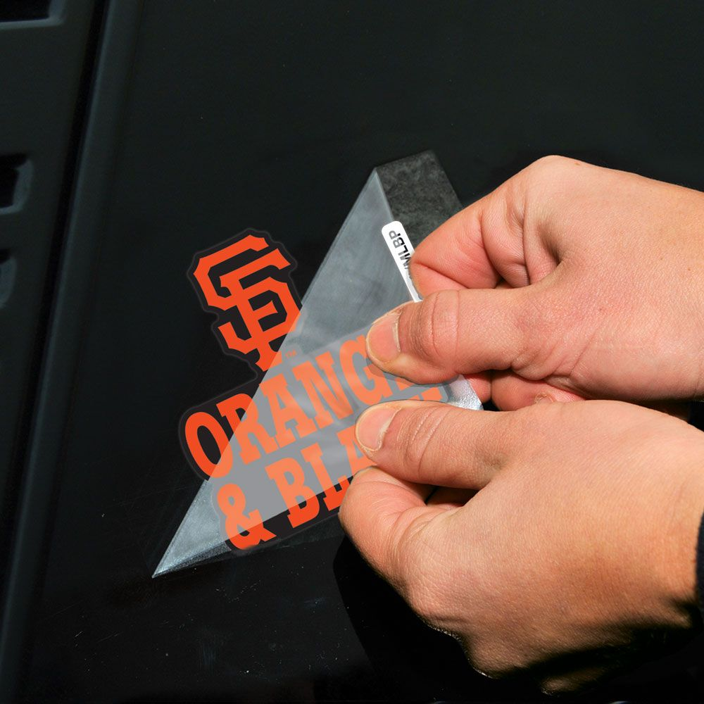 SAN FRANCISCO GIANTS SLOGAN PERFECT CUT 4"X 4" DECAL