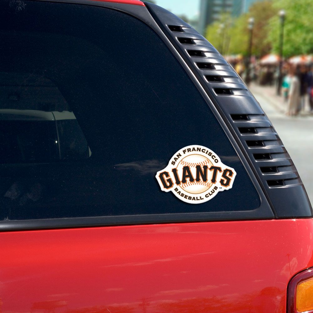 SAN FRANCISCO GIANTS SLOGAN PERFECT CUT 4"X 4" DECAL