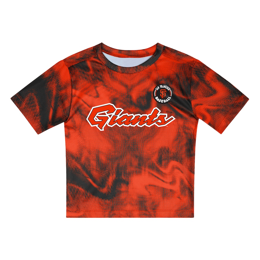 SAN FRANCISCO GIANTS TODDLER PINCH HITTER INFIELDER T-SHIRT & SHORTS SET