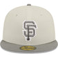 SAN FRANCISCO GIANTS TWO-TONE COLOR PACK 59FIFTY FITTED HAT - STONE/GRAY