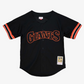 SAN FRANCISCO GIANTS WILL CLARK MEN'S MITCHELL & NESS AUTHENTIC BATTING PRACTICE JERSEY