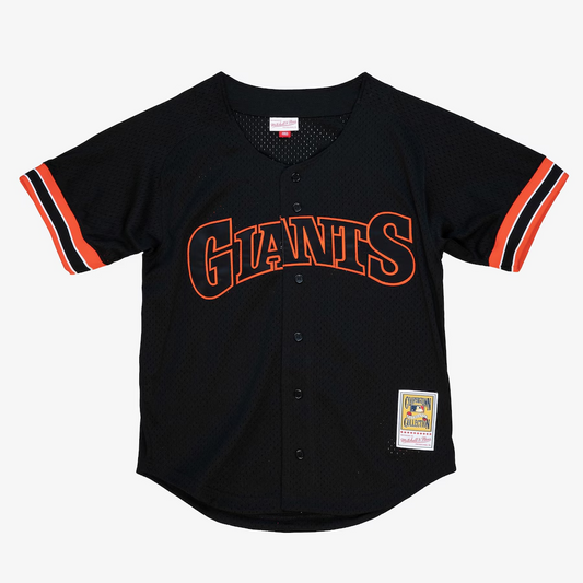 SAN FRANCISCO GIANTS WILL CLARK MEN'S MITCHELL & NESS AUTHENTIC BATTING PRACTICE JERSEY