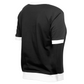SAN FRANCISCO GIANTS WOMEN'S 2025 MLB CITY CONNECT RHINESTONE V-NECK T-SHIRT - BLACK