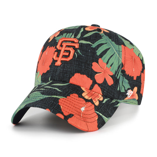 SAN FRANCISCO GIANTS WOMEN'S '47  BRAND BEACH SIDE CLEAN UP ADJUSTABLE HAT - BLACK
