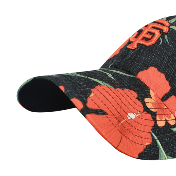SAN FRANCISCO GIANTS WOMEN'S '47  BRAND BEACH SIDE CLEAN UP ADJUSTABLE HAT - BLACK