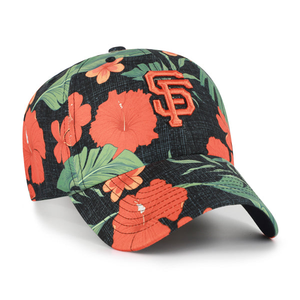 SAN FRANCISCO GIANTS WOMEN'S '47  BRAND BEACH SIDE CLEAN UP ADJUSTABLE HAT - BLACK