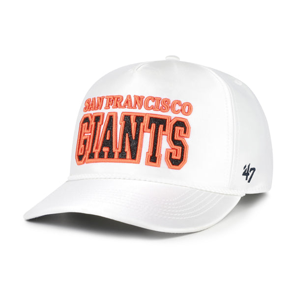 SAN FRANCISCO GIANTS WOMEN'S '47 BRAND OUTSPOKEN HITCH ADJUSTABLE HAT - WHITE