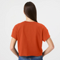SAN FRANCISCO GIANTS WOMEN'S '47 BRAND WIN BIG OVERSIZED NOTCH NECK T-SHIRT - ORANGE
