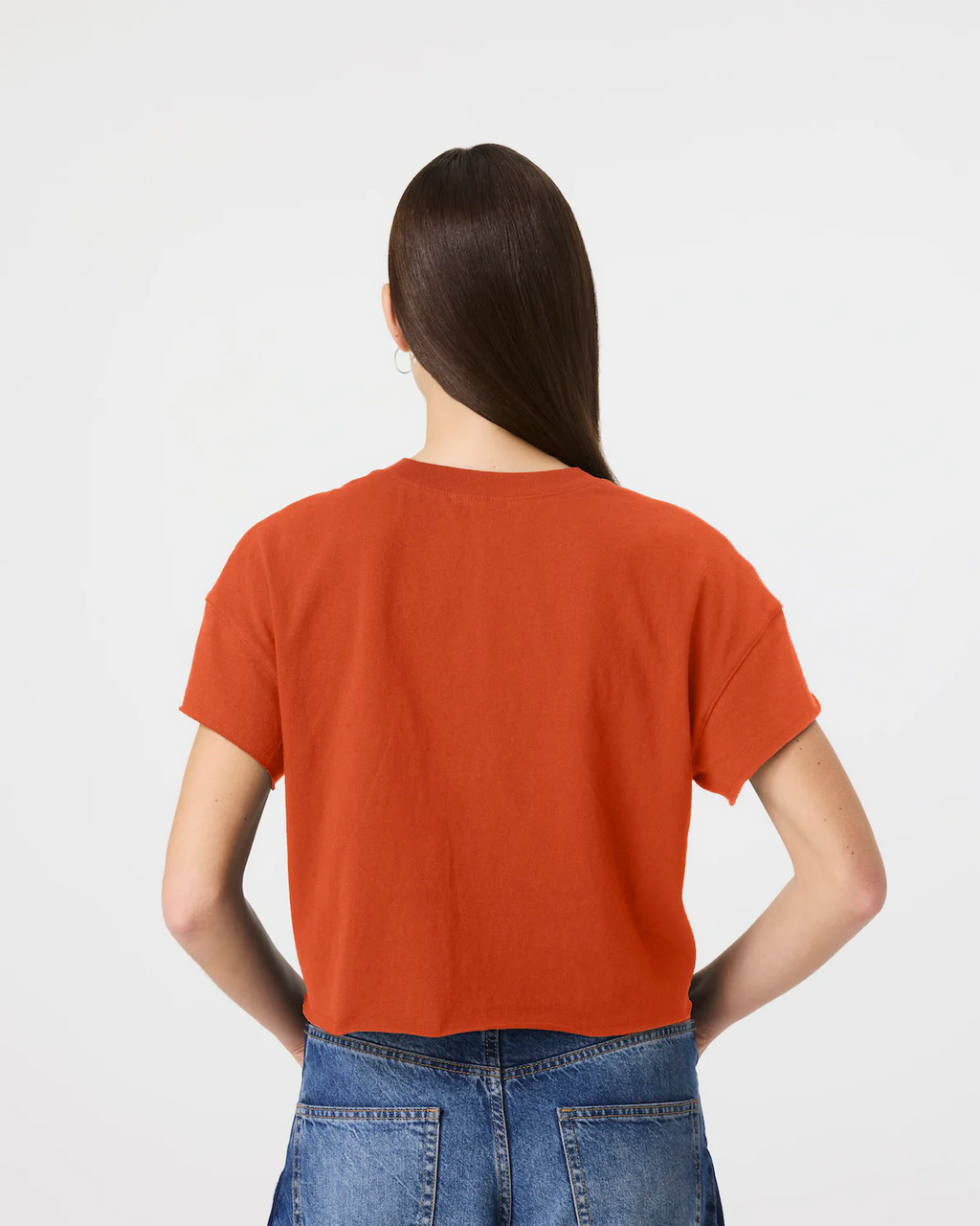 SAN FRANCISCO GIANTS WOMEN'S '47 BRAND WIN BIG OVERSIZED NOTCH NECK T-SHIRT - ORANGE
