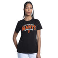 SAN FRANCISCO GIANTS WOMEN'S G-III 4HER BY CARL BANKS GOAL T-SHIRT - BLACK