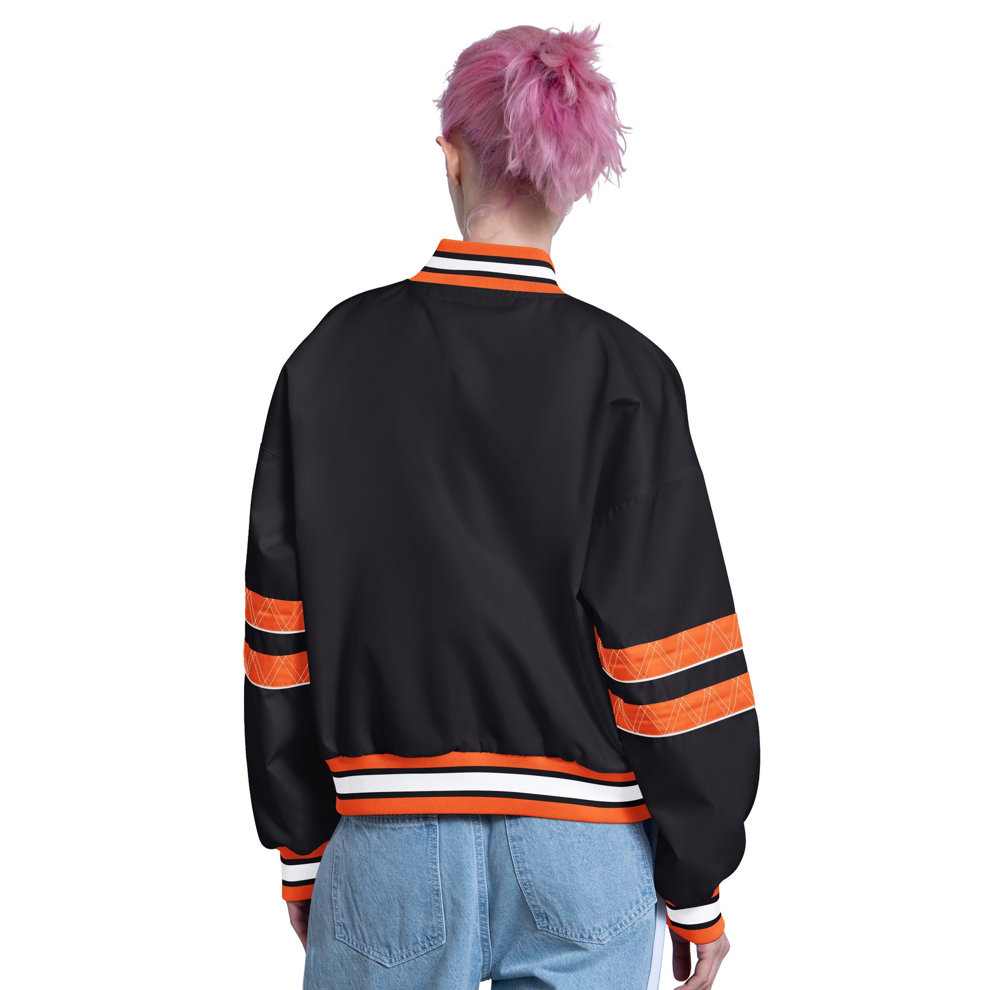 SAN FRANCISCO GIANTS WOMEN'S G-III 4HER BY CARL BANKS INTERCEPTION JACKET - BLACK