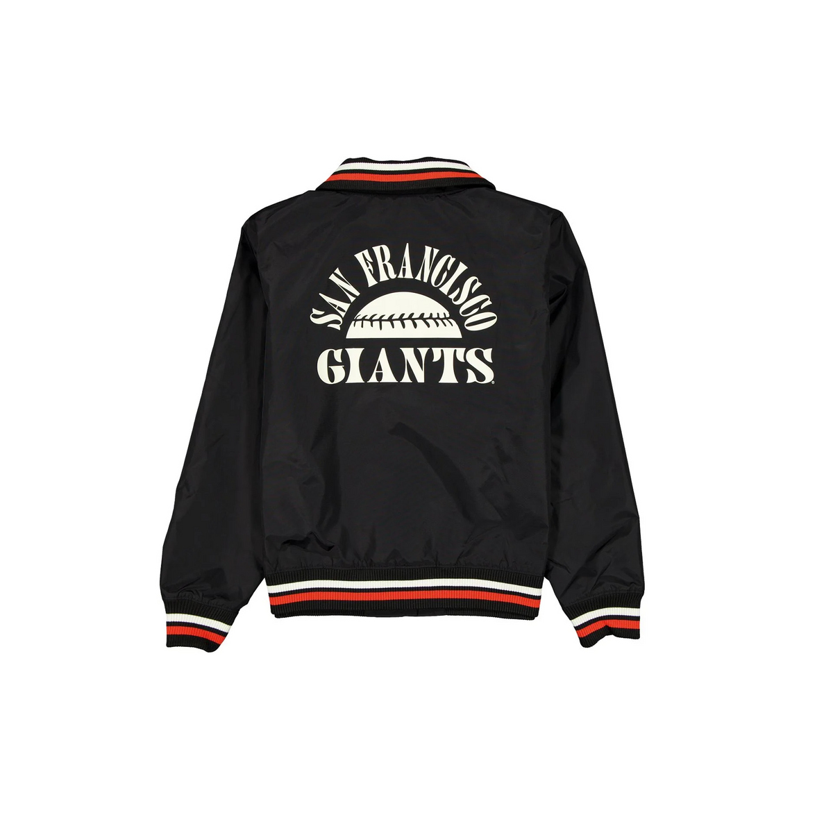 SAN FRANCISCO GIANTS WOMEN'S THROWBACK JACKET - BLACK
