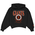 SAN FRANCISCO GIANTS WOMEN'S NEW ERA LAUREL PULLOVER HOODED SWEATSHIRT - BLACK