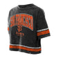 SAN FRANCISCO GIANTS WOMEN'S NEW ERA LIFE STYLE STONE WASH BOXY CROPPED T-SHIRT - BLACK
