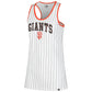 SAN FRANCISCO GIANTS WOMEN'S SEQUINS PINSTRIPE RACERBACK TANK TOP