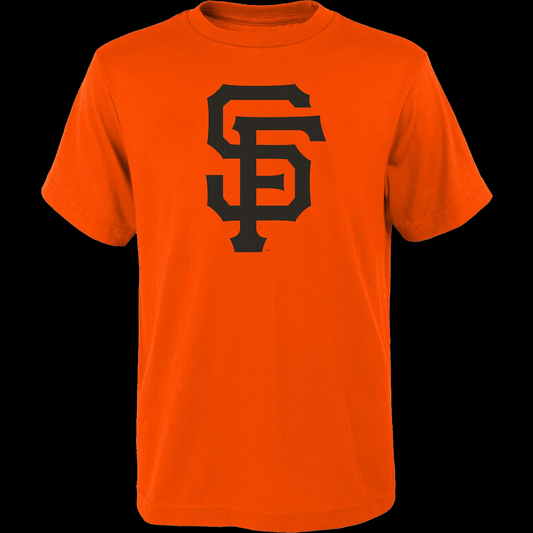 Outerstuff Infant Black San Francisco Giants Team Crew Primary Logo T-Shirt