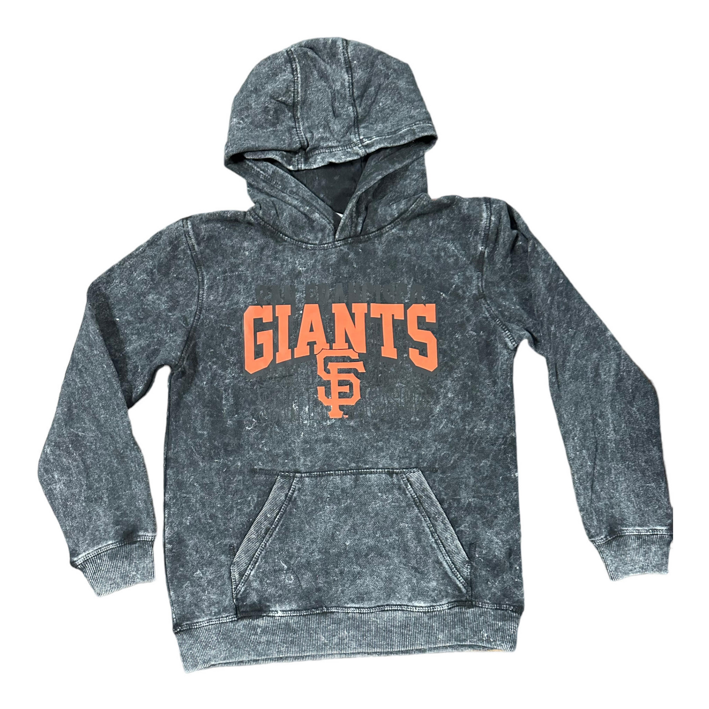 SAN FRANISCO GIANTS YOUTH BACK TO BACK MINERAL WASHED HOODIE