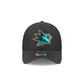 SAN JOSE SHARKS BLACK NIGHT 39THIRTY FLEX FIT HAT - BLACK