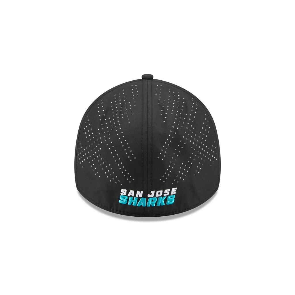 SAN JOSE SHARKS BLACK NIGHT 39THIRTY FLEX FIT HAT - BLACK