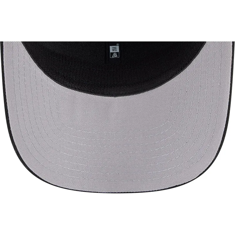 SAN JOSE SHARKS STATED 9SEVENTY STRETCH-SNAP ADJUSTABLE HAT - BLACK