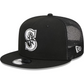 SEATTLE MARINERS EVERGREEN TRUCKER 9FIFTY SNAPBACK HAT - BLACK/WHITE