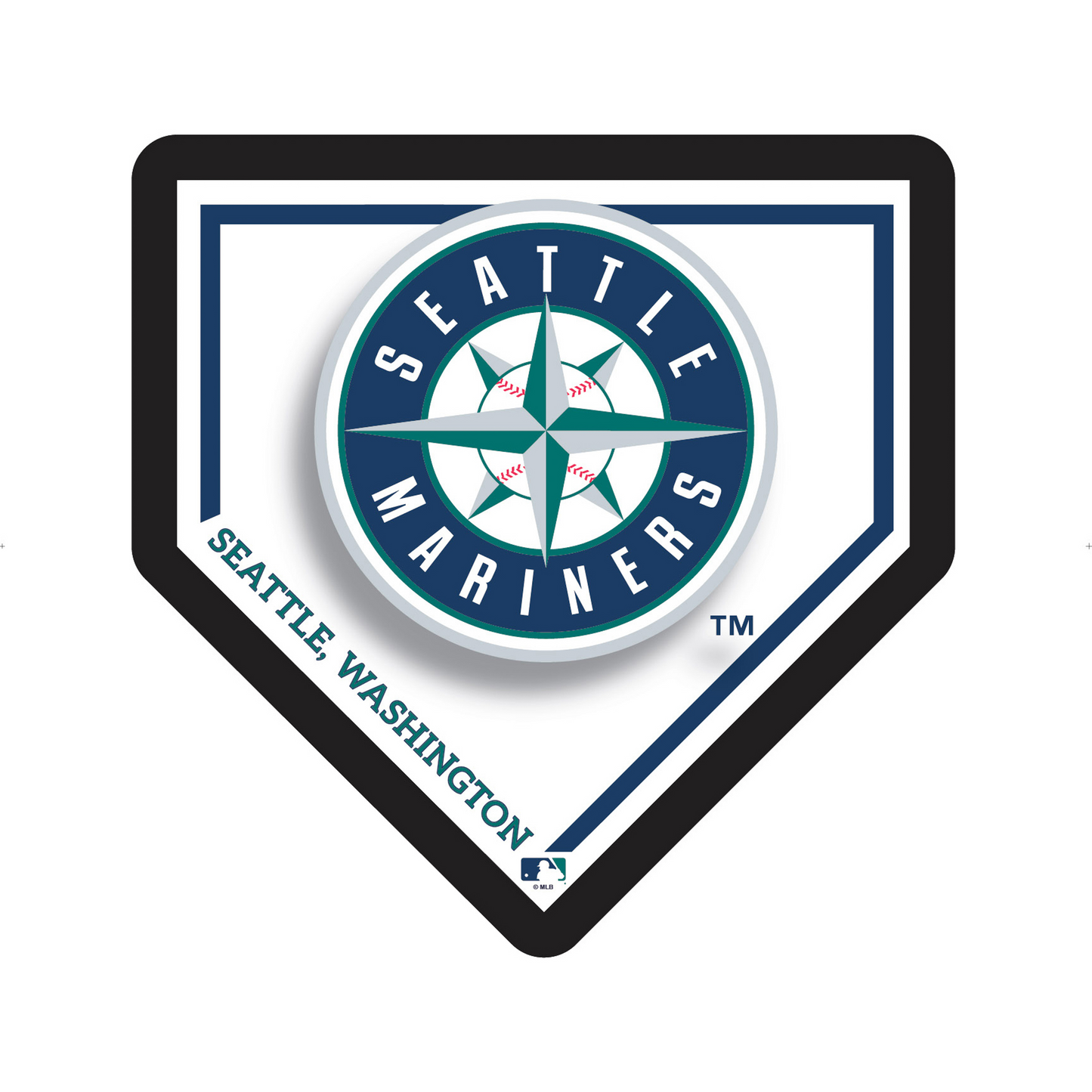 SEATTLE MARINERS HOMEPLATE EDGELITE LED WALL DECOR