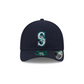 SEATTLE MARINERS PLAYER REPLICA 9FORTY M-CROWN SNAPBACK ADJUSTABLE HAT - NAVY