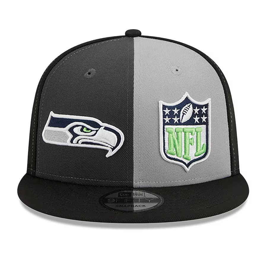 SEATTLE SEAHAWKS 2023 SIDELINE 9FIFTY SNAPBACK - SHADOW