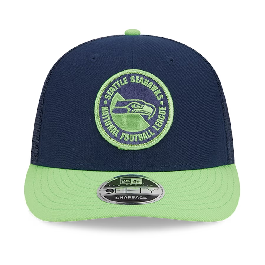 SEATTLE SEAHAWKS 2023 SIDELINE LOW PROFILE 9FIFTY SNAPBACK HAT