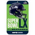 SEATTLE SEAHAWKS 2025 NFC CONFERENCE CHAMPIONS 11" X 17" PLASTIC SIGN